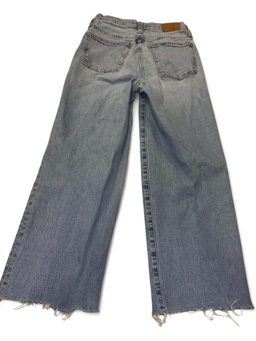 Madewell Light Blue Wide-Leg High-Rise Jeans